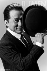 组图：成龙《ELLEMEN》封面 再展诙谐正能量