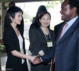 高清：周迅非洲探访联合国总部 环保外交走出国门