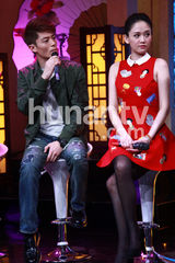 组图：笑傲江湖见面会 霍建华感慨与乔恩再合作