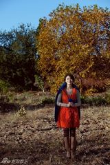 组图：甘薇初冬温暖写真曝光 温婉优雅甜美清新