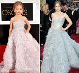 组图：童版奥斯卡红毯秀 迷你巨星架势十足