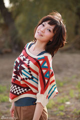 组图：冯波户外动感写真大片 享受自然与美