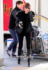 组图：《IRIS2》赴匈牙利取景 李多海等亮相机场