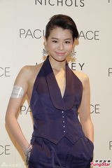 组图：胡杏儿大露背装亮相 陈展鹏关楚耀同场