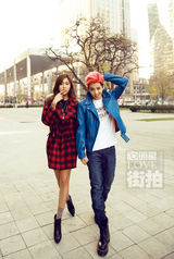 明星爱街拍：UIE&JA韩流来袭 打情骂俏显可爱