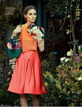 组图：纽约名媛奥利维亚-巴勒莫登杂志封面