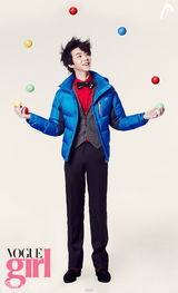 高清图：JYJ朴有天弟弟拍写真 色彩缤纷青春洋溢