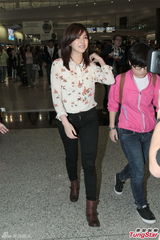 组图：陈妍希访港宣传新碟 避谈绯闻男友古天乐