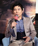 高清图：林昌正金奎丽宣传新片 亲密亮相谈笑风生