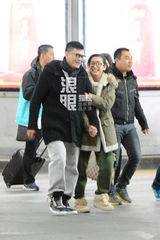 秦海璐依偎王新军小鸟依人 亲昵摸男童脑袋(图)