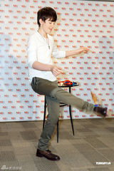 高清组图：Lady Gaga师弟格雷森台湾行可爱卖萌