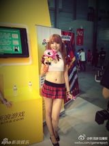 组图：Chinajoy火辣靓模长腿爆乳惹宅男疯狂