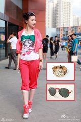 明星爱街拍第33期：夏日运动风VS糖果色搭配