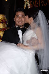 高清图：歌手黄湘怡百万浪漫婚礼 林依晨郑元畅道贺