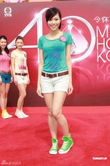 组图：参选港姐绯闻不断 钟丽担心艳照影响比赛