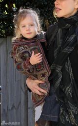 幻灯图集：妮可-基德曼带女儿回澳大利亚