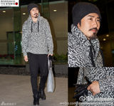 明星爱街拍第15期：女星皮裤VS男星哈伦裤搭配