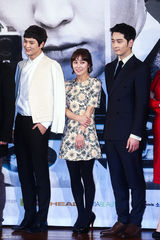 高清组图：朱元崔江熙亮相《7级公务员》发布会