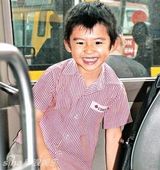 组图：Lucas5岁生日 盘点可爱成长史