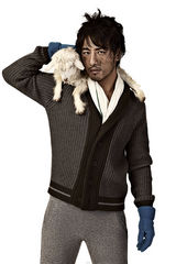 组图：《3D肉蒲团》男星叶山豪时尚大片 狂野不羁