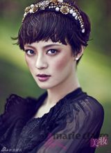 高清图：孙俪《嘉人》诠释巴洛克风花仙子