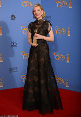 组图：凯特-布兰切特获最佳剧情片女主角