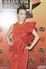 组图：TVB新春庆典众星云集 谢天华披肩发搞怪