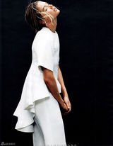 高清组图：超模杜晨-科洛斯登杂志封面中性风