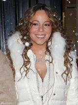 高清组图：玛利亚-凯莉和老公购物过圣诞