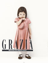 组图：秋成勋秋小爱时尚父女写真尽展阳光魅力