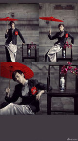 幻灯图：《名师》何汶航写真 混血男孩混搭造型