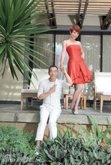 组图：陈小春应采儿蜜月照曝光 新婚甜蜜羡煞旁人