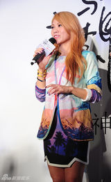 组图：蔡健雅办专辑发布会 那英现场邀歌