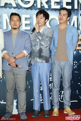 组图：苏打绿携公益返小巨蛋未唱先捐善款