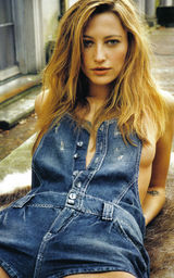 幻灯图集：超模努特-西雅牛仔裤写真