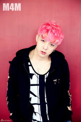 组图：M4M新时尚写真曝光 罗宇胜炫粉发色抢眼