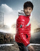 组图：耿乐登杂志扮演城市猎手 生活展露平常心