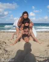 组图：奥运冠军陈若琳短发可爱自拍