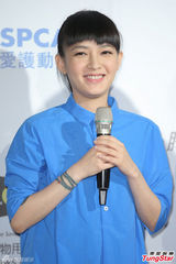 高清图：范晓萱拍微电影探讨动物虐待议题