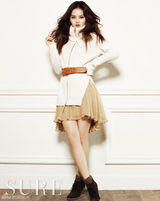 组图：韩星金允慧时尚写真清秀娇媚可人