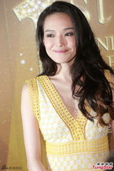 组图：舒淇澄清情伤传闻 嫩黄长裙显优雅