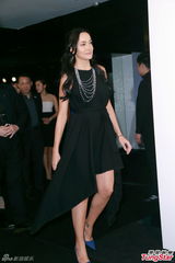 组图：陈豪默认知胎儿性别 Lisa.s黑裙亮相活动