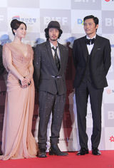 组图：范冰冰携手王力宏亮相釜山电影节开幕红毯