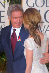 高清组图：哈里森-福特携女友卡丽斯塔亮相红毯