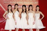 组图：2011年15位候选港姐曝光 表现紧张整体普通