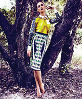 组图：欧嘉-柯瑞兰蔻另类妆容登杂志扮酷