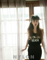 高清组图：韩星尹胜雅春装写真展清纯可爱美