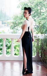 高清图：霍思燕着高级成衣 倾城回眸顾盼生辉