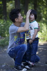 组图：《爸爸去哪儿》小小志各种萌态图