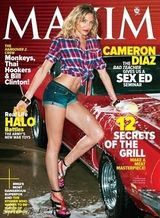 组图：卡梅隆迪亚兹登男刊封面 秀美式性感风